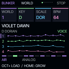 Actual WORLD screen